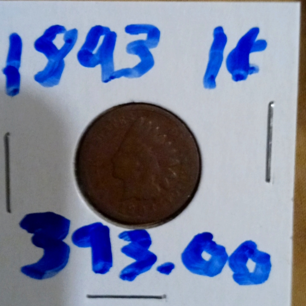 1893 Indian head penny